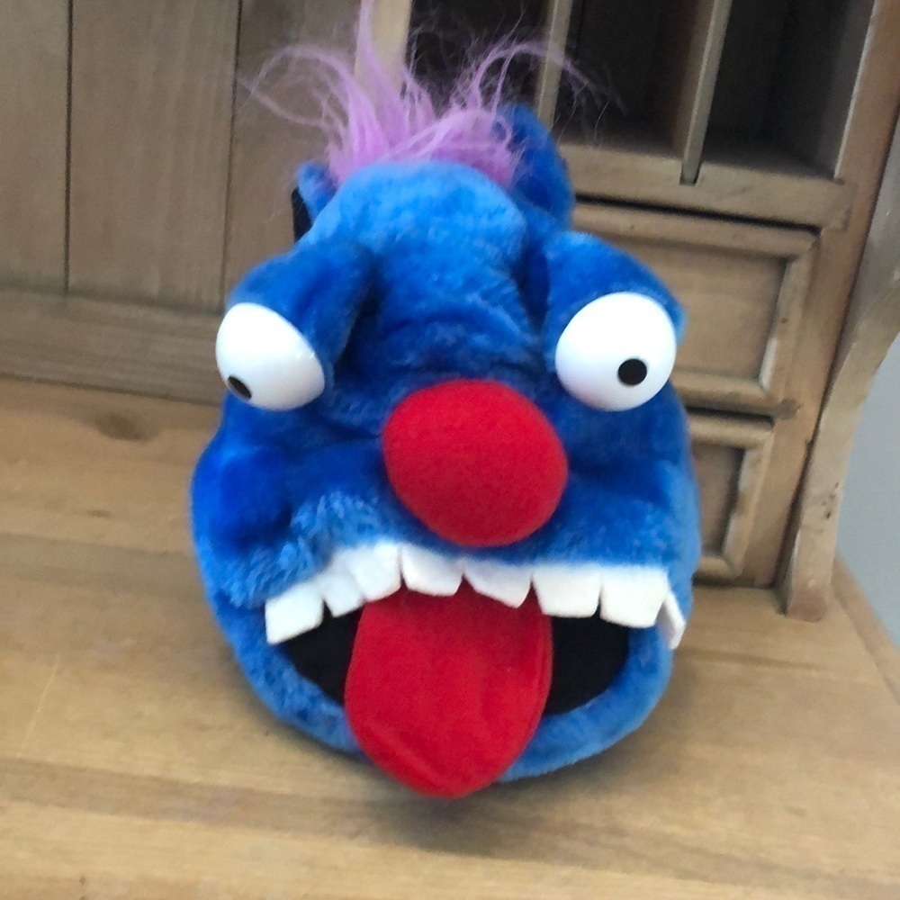 Applause Crazy Heads Puppet BORIS 1988 Vintage Tag Attached